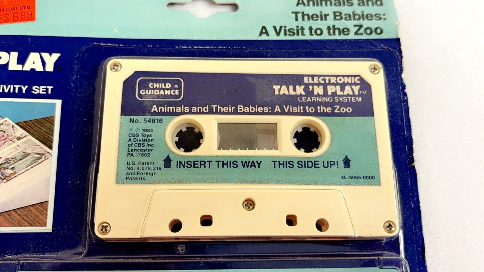 1984 Playskool Talk ‘N Play Book and Cassette – Animals and their Babies VTG NEW