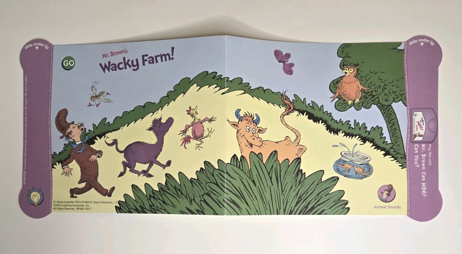 4 Little Touch Leap Frog Books, Cartridges & activity cards Dr Suess Animals