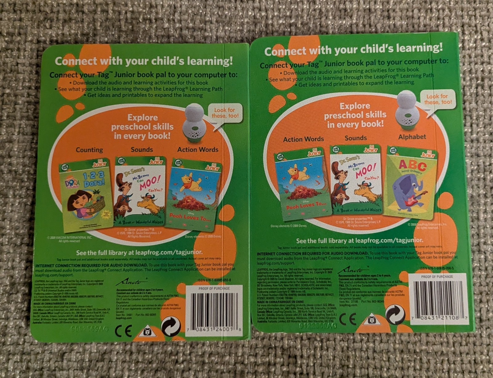 Leap Frog Tag Junior Reader wtih 12 Books – TESTED & WORKS w/ Disney & More!
