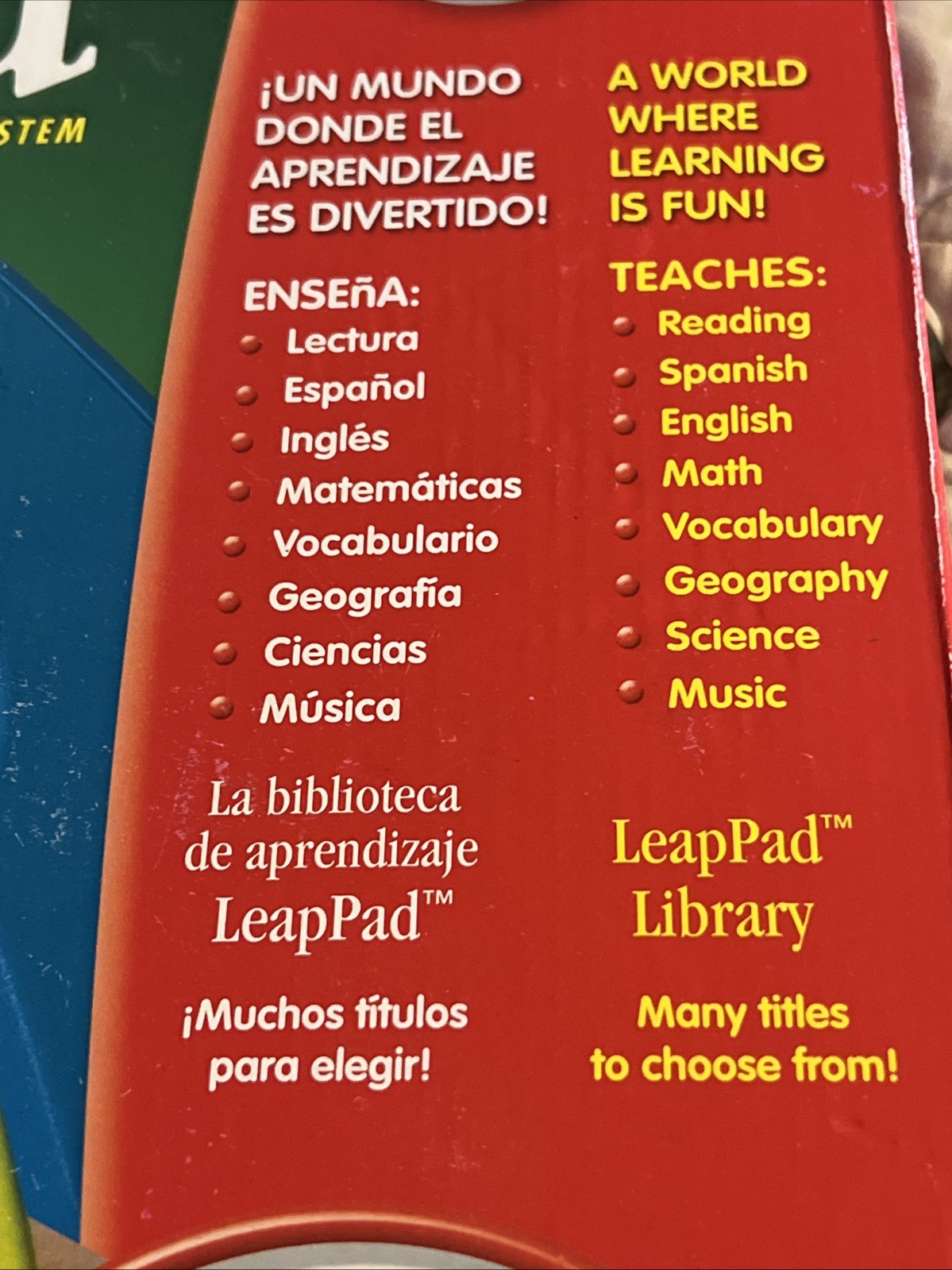 LeapFrog LeapPad Learning System- New! – Reading Phonics In English & SPANISH
