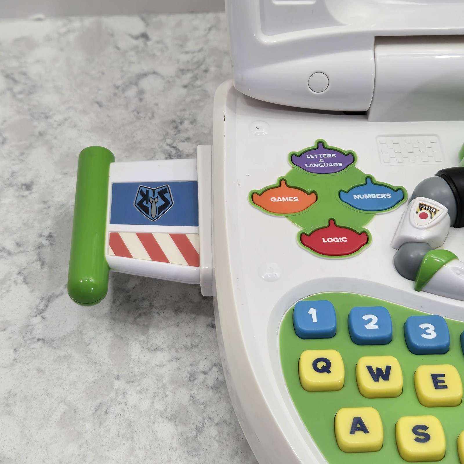 VTech Disney Toy Story 3 Buzz Lightyear Star Command Laptop Works!!