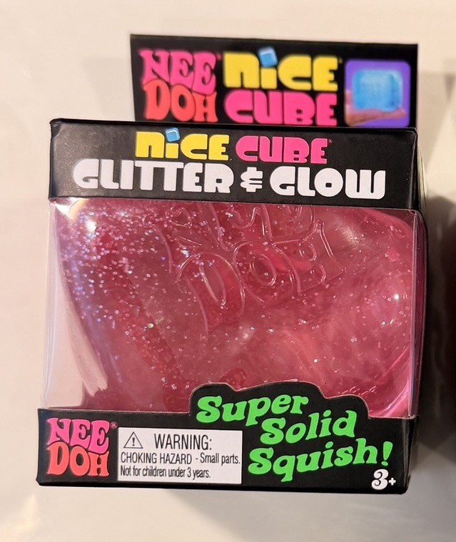2 New NeeDoh – Nice Cube “Glitter & Glow” 2 available