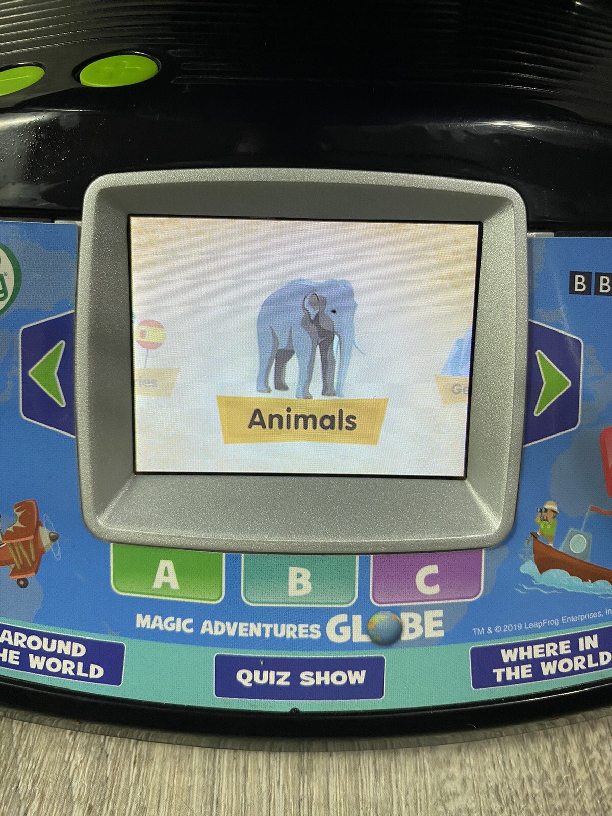 LeapFrog Magic Adventures Globe 2.8″ Video Screen BBC Videos Interactive Games