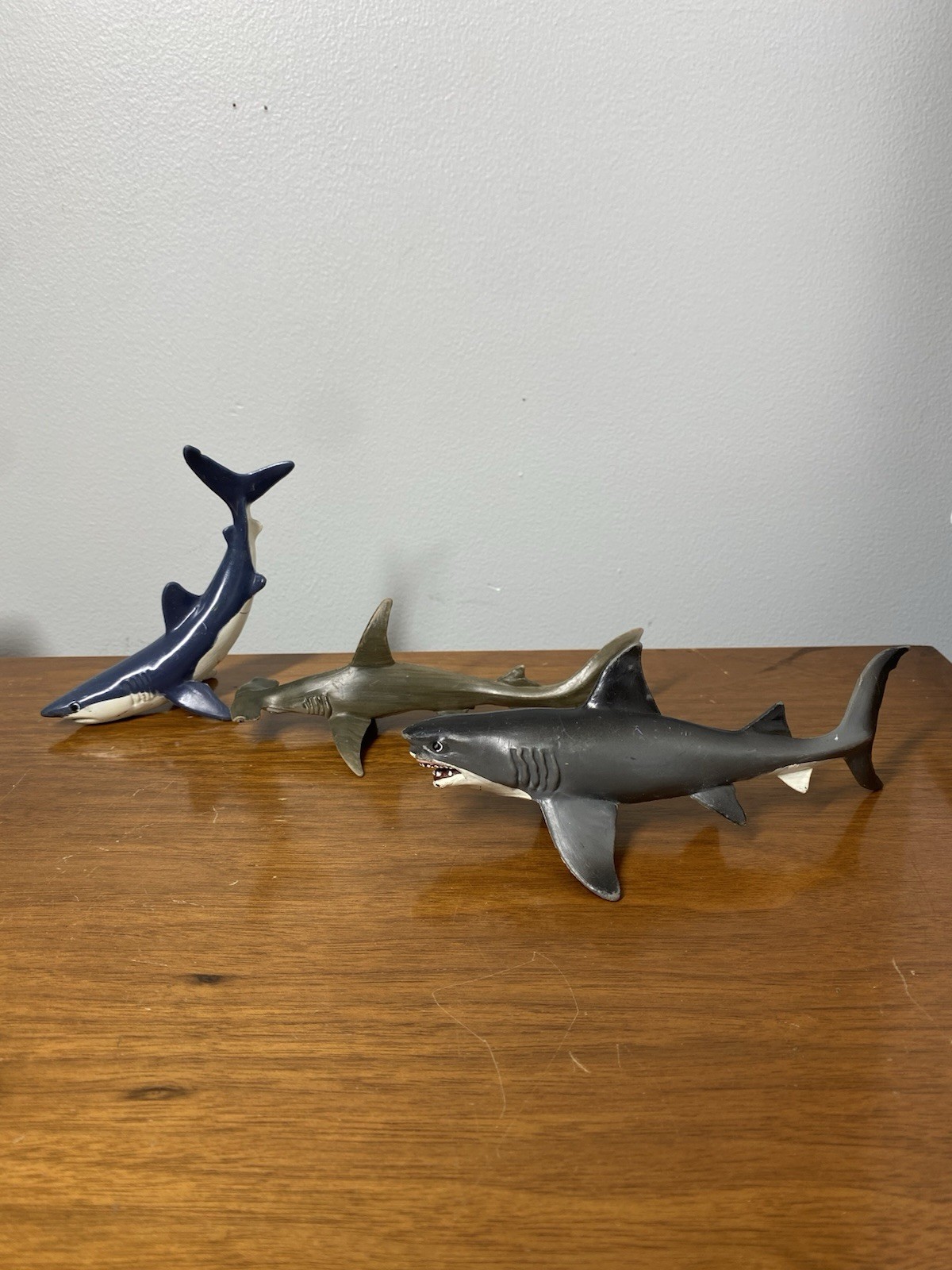 1990s Safari Shark Collection Greet White, Hammerhead, Mako Shark