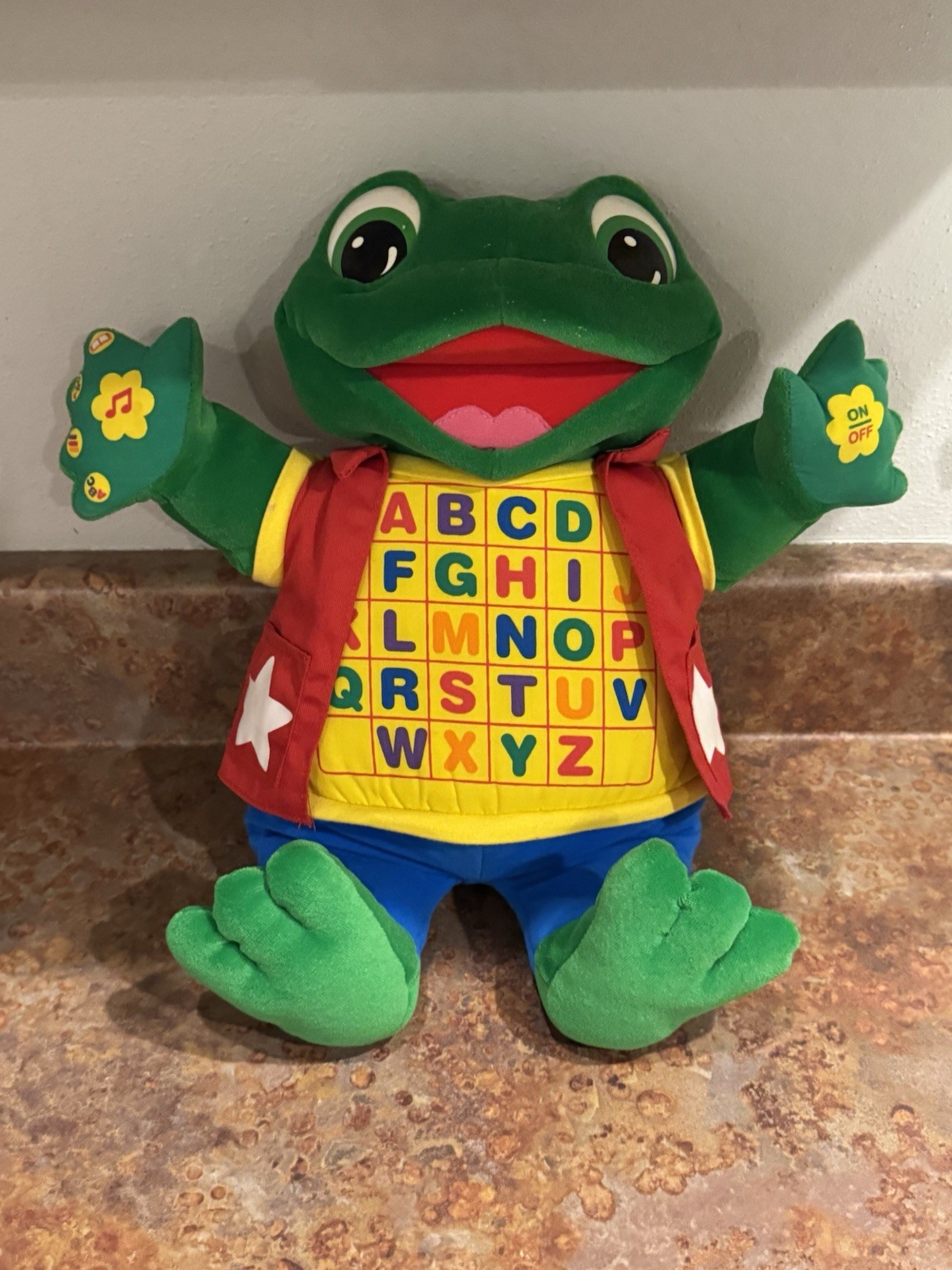 2000 Vintage”Leap Frog Sing & Read Little Leap interactive 18” Plush WORKS VGC