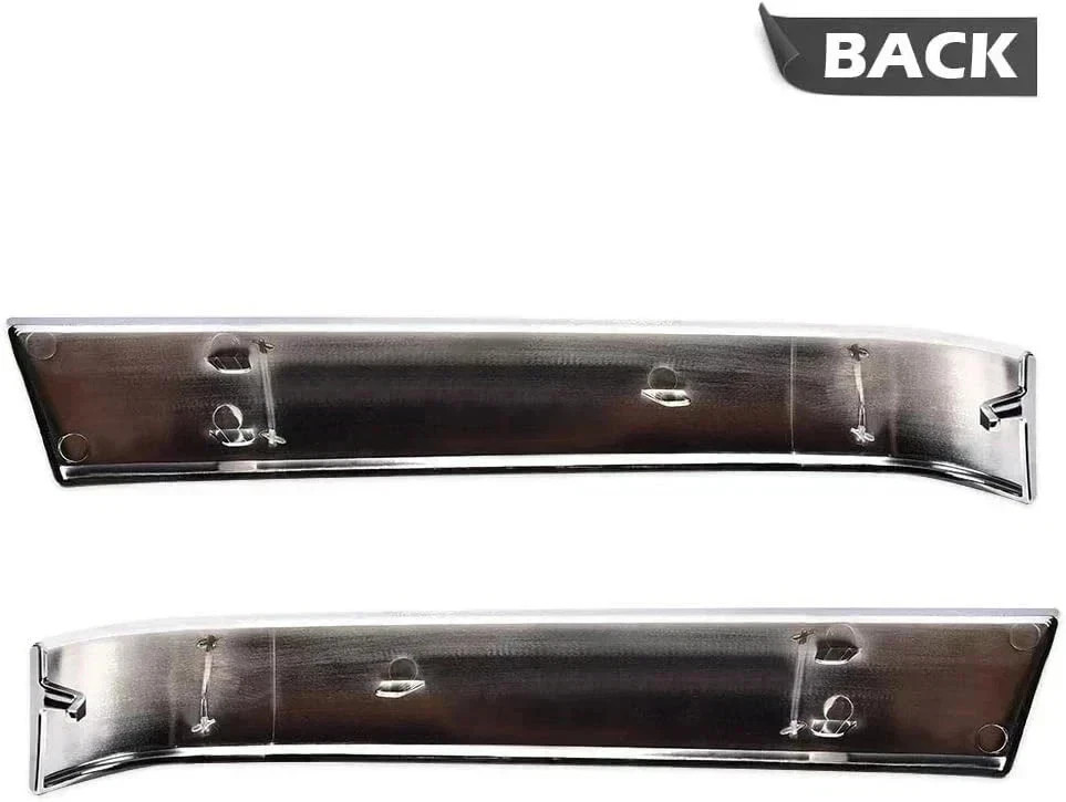 03-07 Chevy Silverado 1500 2500 3500 Grille Trim Set Left Right Pair White