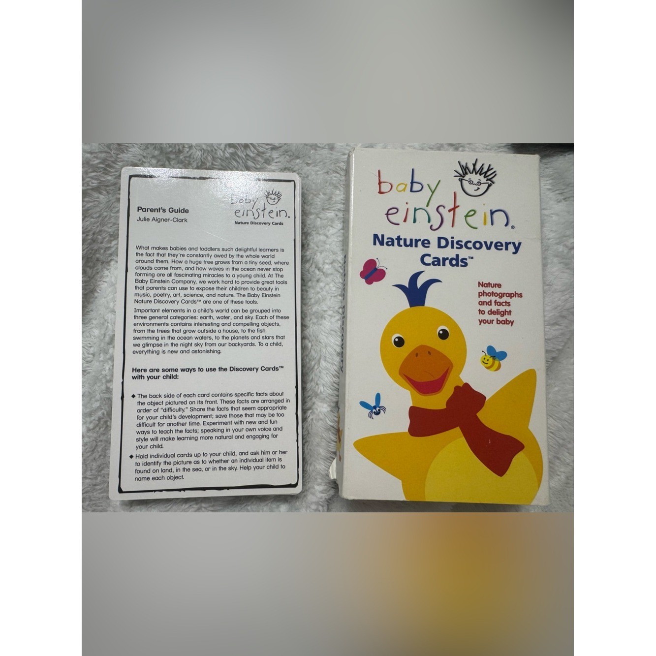 Baby Einstein Nature Discovery Cards 2003 Walt Disney Company 29 cards