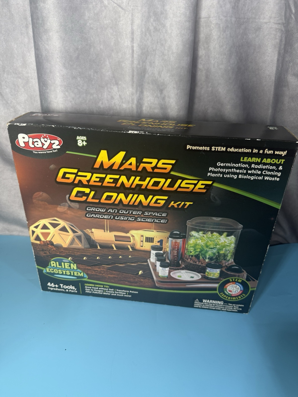 Playz Mars Greenhouse Cloning Kids Science Kit Grow an Outer Space Indoor Garden