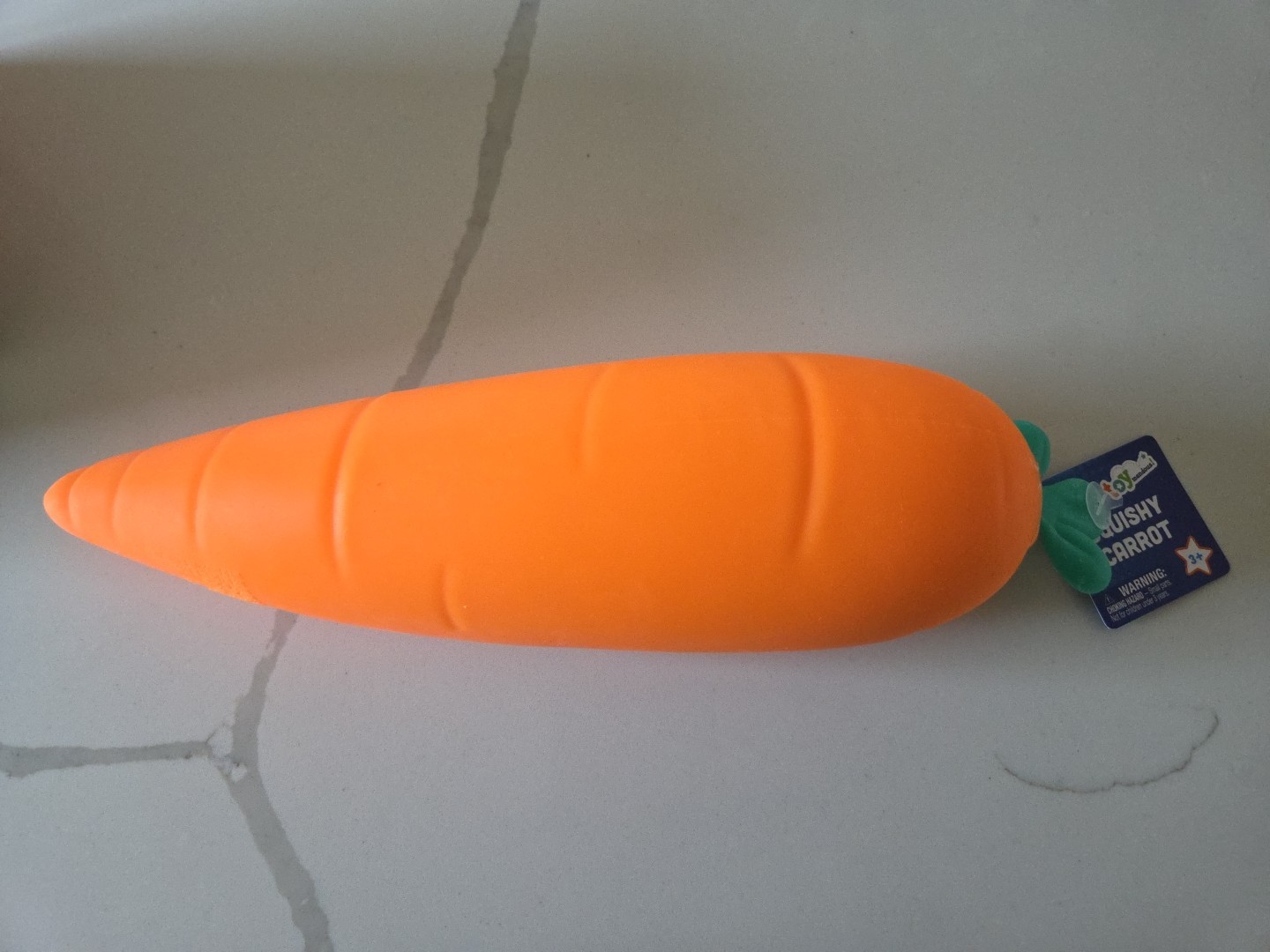 Lot Of 2 – Jumbo Squeeeeze Strawberry And Squishy Carrot