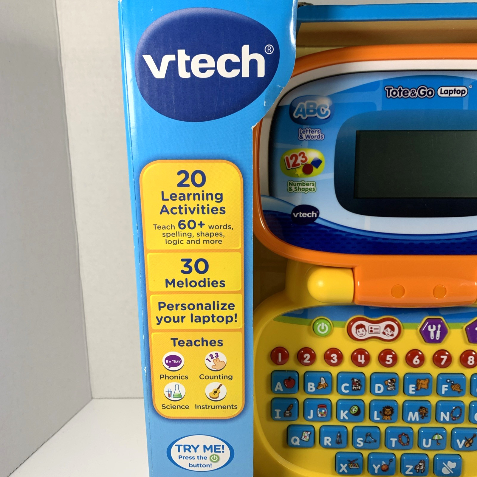 VTECH Tote & Go Laptop Learning Toy Educational Game Exclusive Color NIB