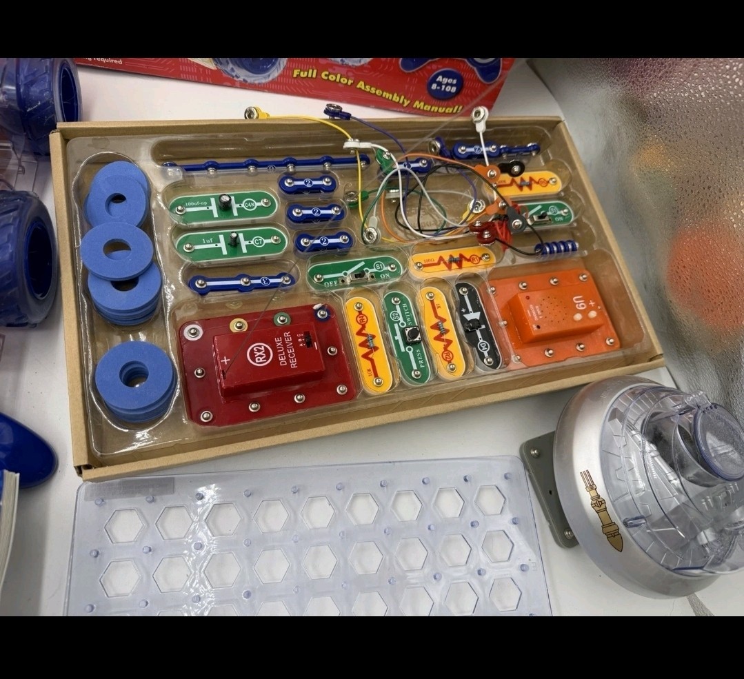 Rare 2008 Elenco Snap Circuits Deluxe Snap Rover STEM toy Ages 8-108