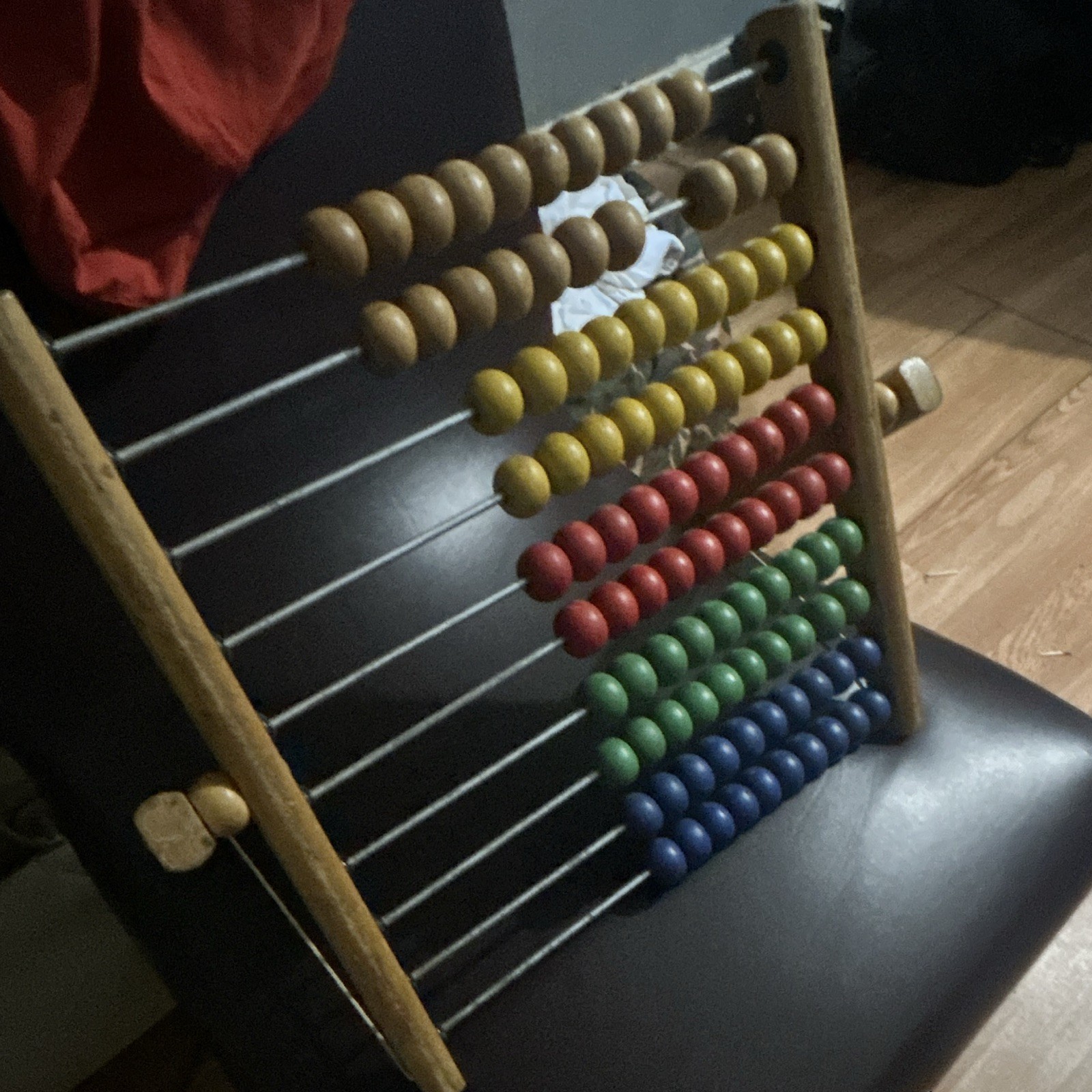 Wooden Abacus Mathematics Toy with Colored Beads for Ages 3-11 Years Learning