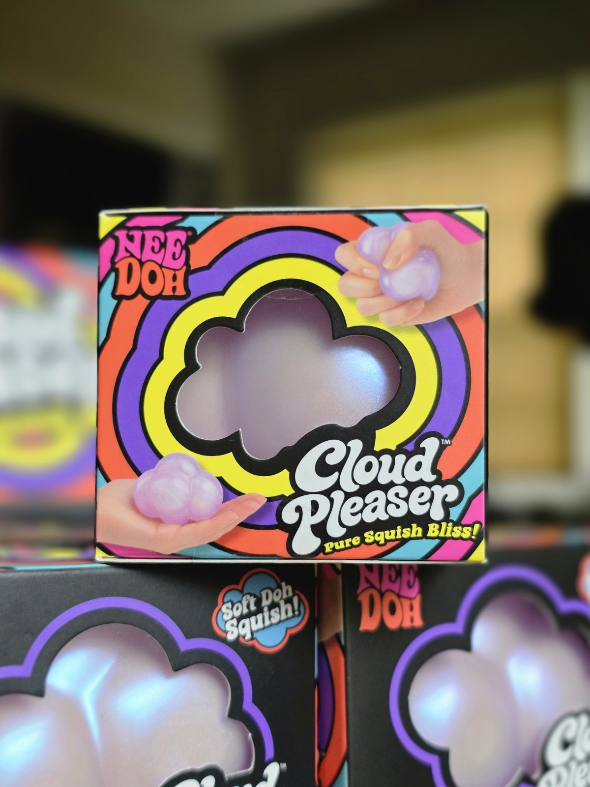 Lot of 12 Authentic NEW RELEASE Schylling Nee Doh Cloud Pleaser With Display