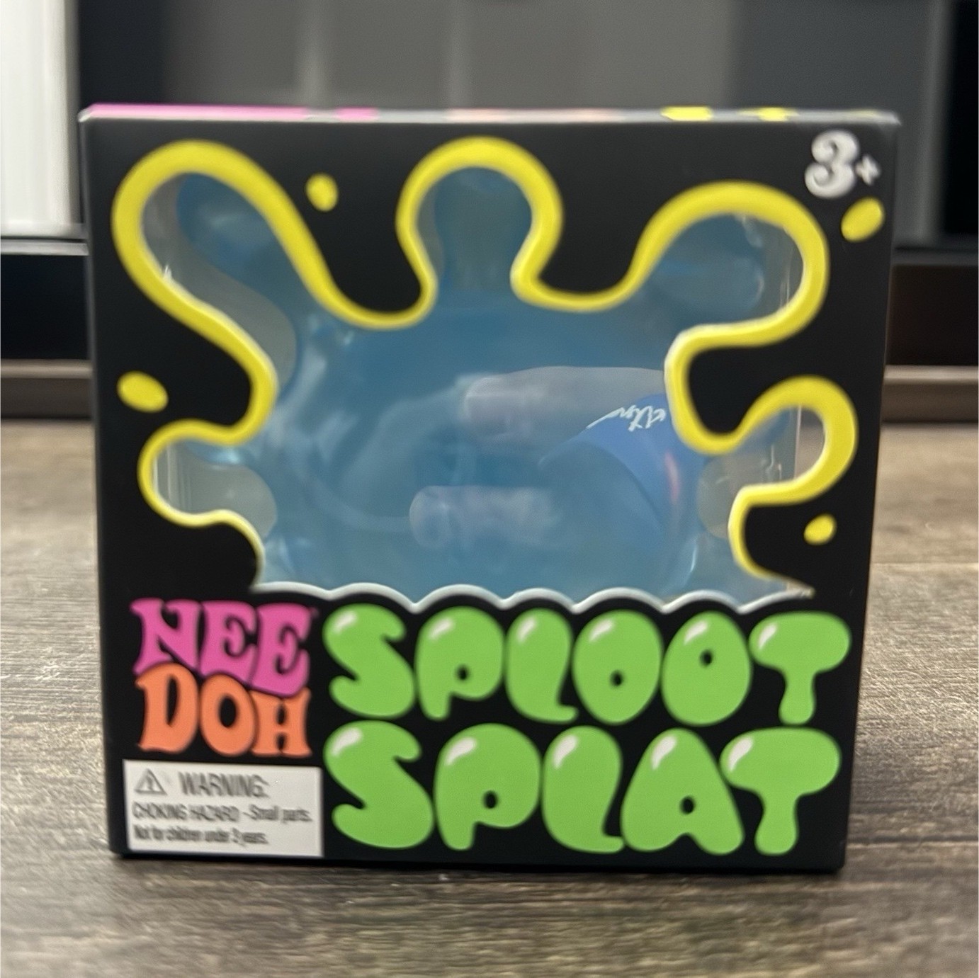 Nee Doh Sploot Splat Blue Tactile Squeeze Toy, Ages 3+ (3-4 Years)