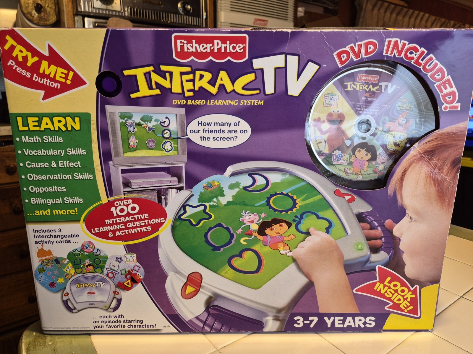New Fisher-Price InteracTV DVD Based Learning Video Gaming System
