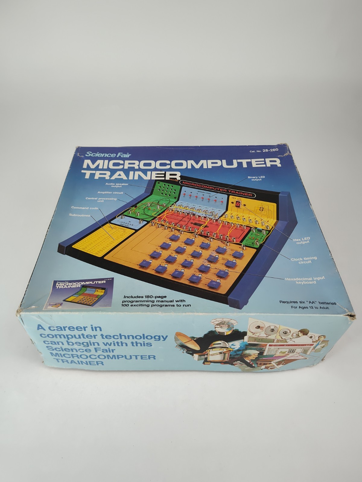 Science Fair Microcomputer Trainer 28-260 Vintage w/180 Page Manual