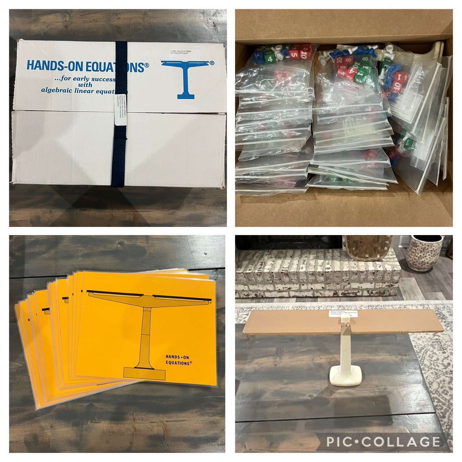 Complete Set Of 26 Hands On Equations Class Set Original Box See Description