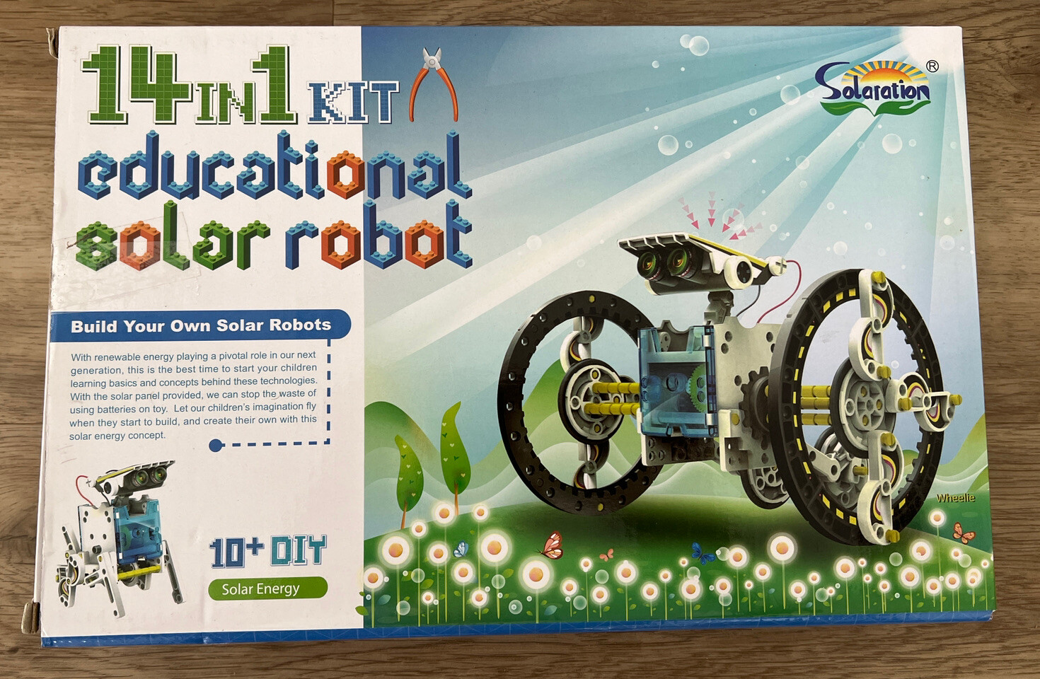 Solaration 14-in-1 Educational Solar Robot Kit – For Ages 10 And Up