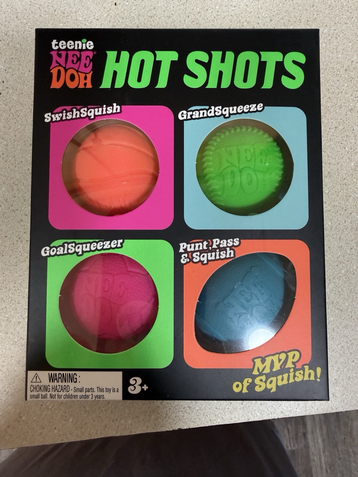 Nee Doh Hot Shots Lot Of 3