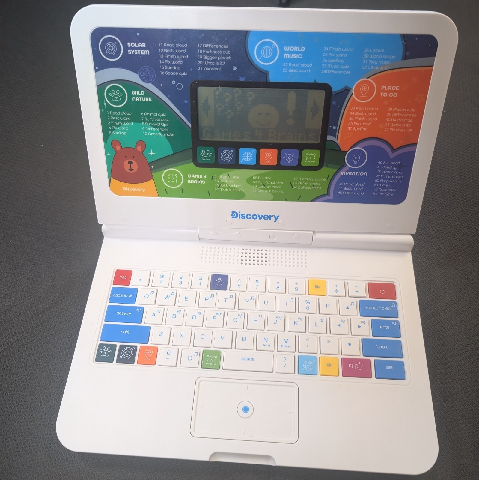 Discovery Kids Electronic Learning System Toy Laptop 2020 Model 1014119