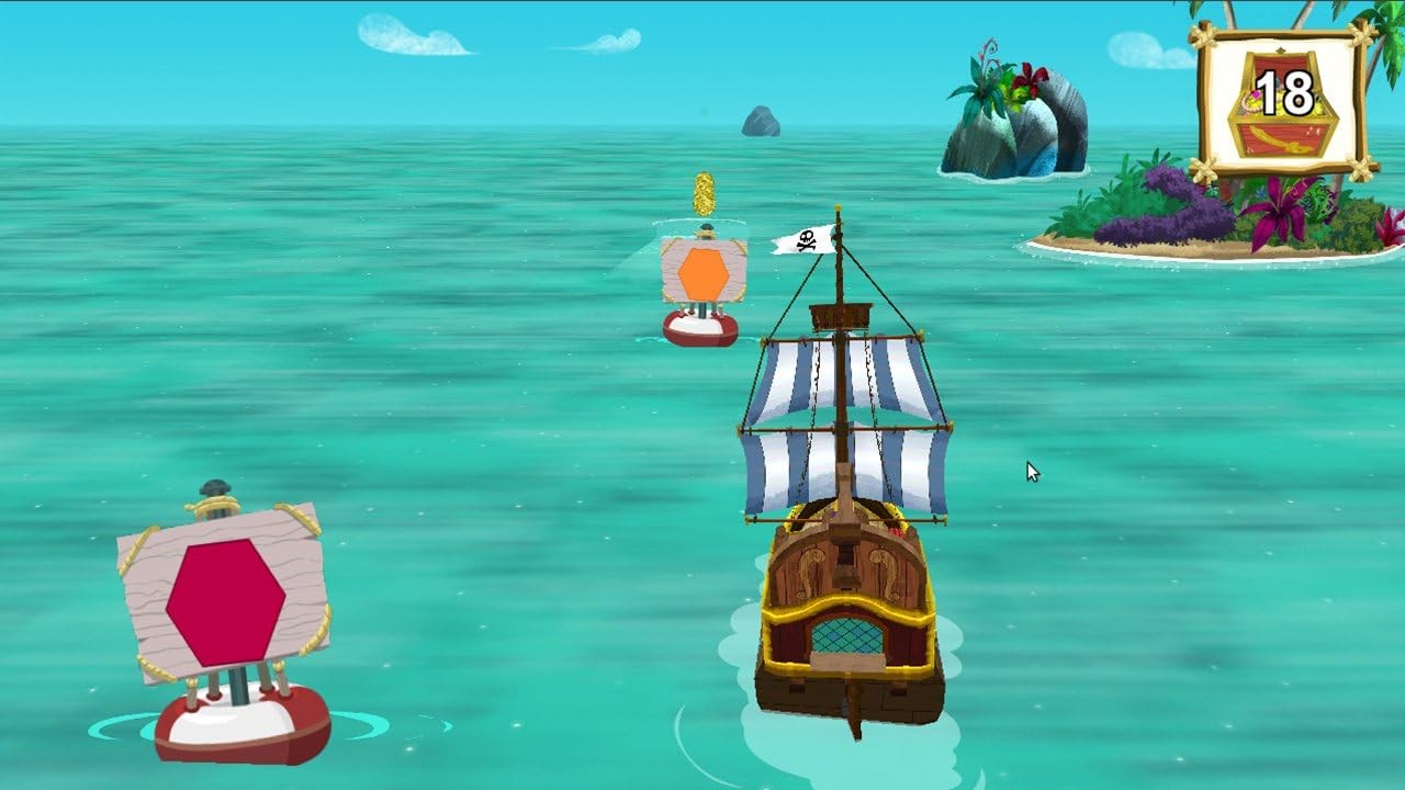 LeapFrog LeapTV Disney Jake and The Never Land Pirates Educational, Video Game