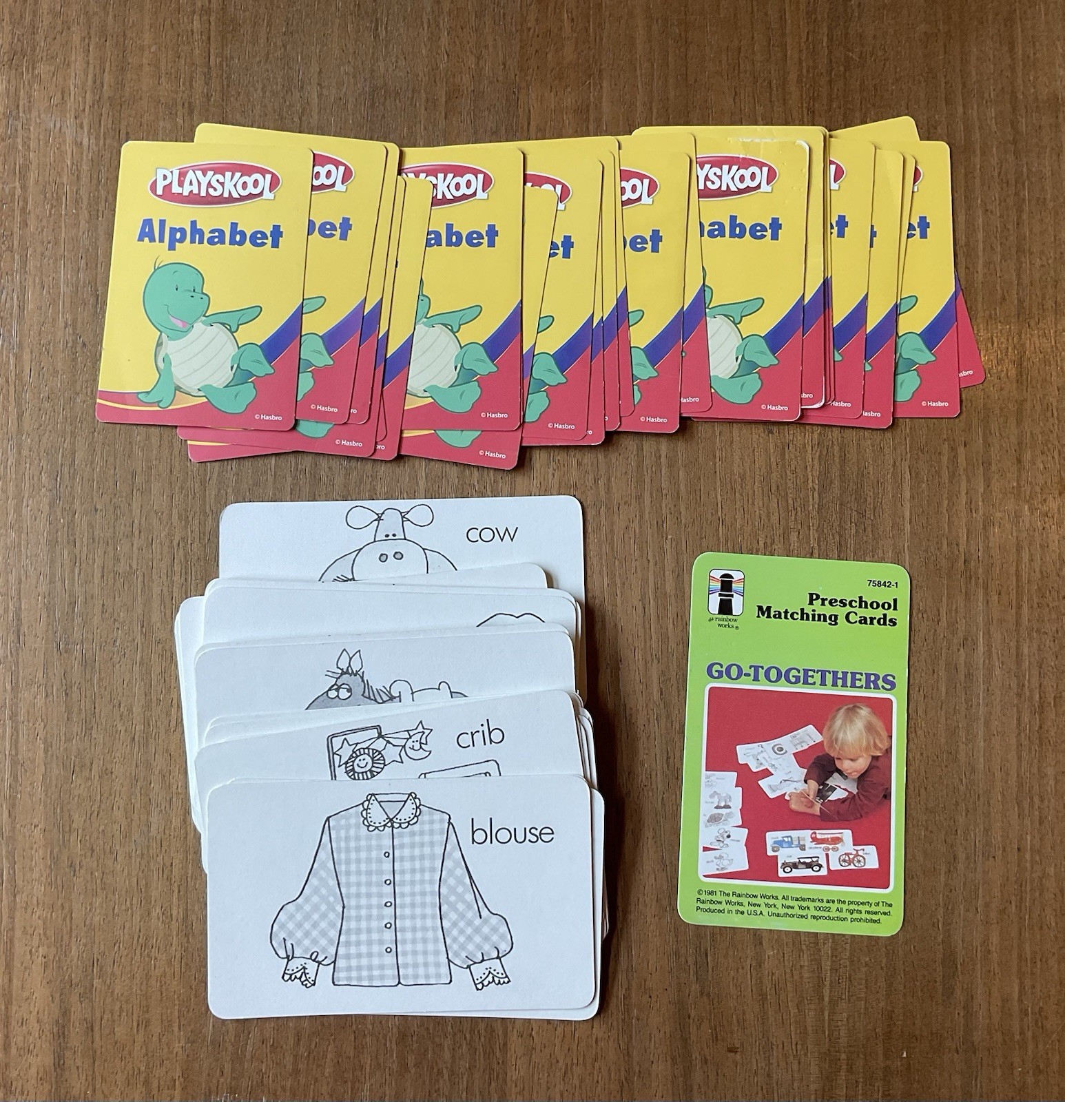 Lot of 7 Preschool Learning Card Games Dr Seuss Brain Quest Day Care Nursery
