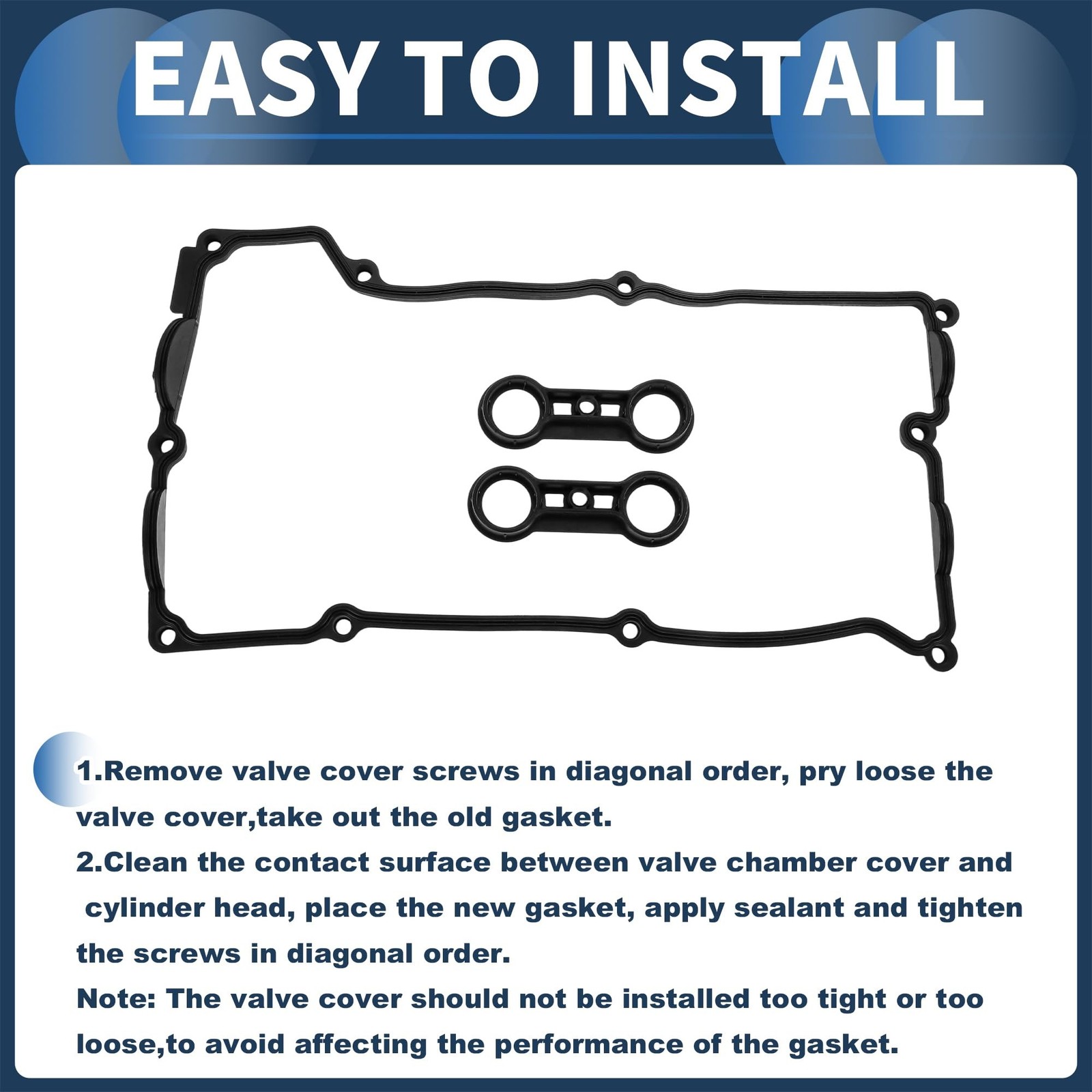 Valve Cover Gasket Set for BMW 3 Series 2002-2005 Engine Valve Cover Gasket R…