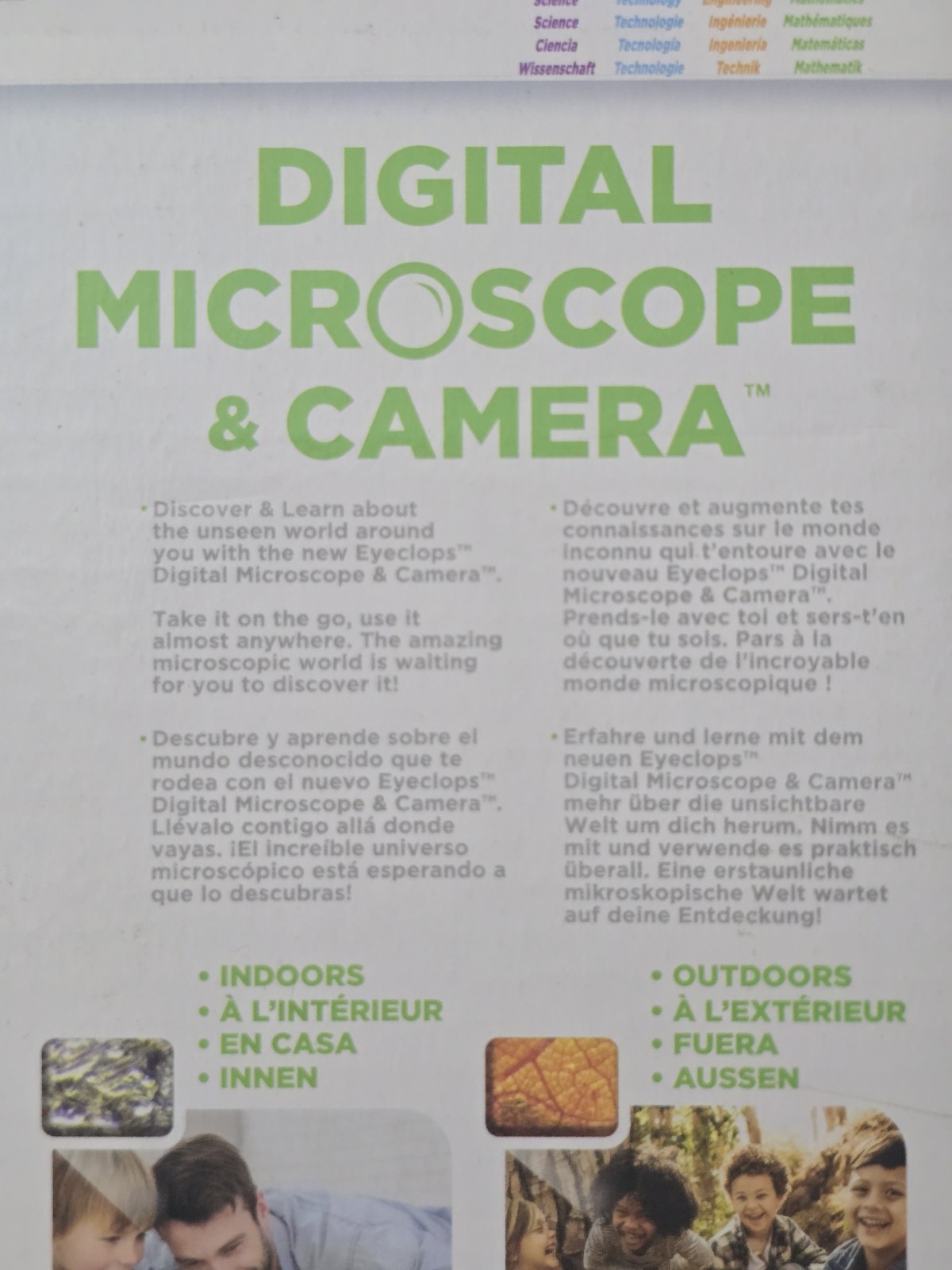 Jakks EYECLOPS Digital Microscope & Camera with Built in Color Screen 800X Zoom