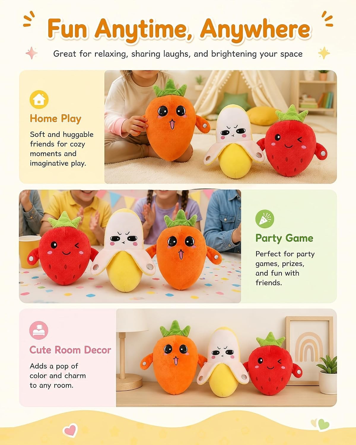 Magic Touch Interactive Music Plush Toy,Soft Baby Musical Sensory Toy with Sound