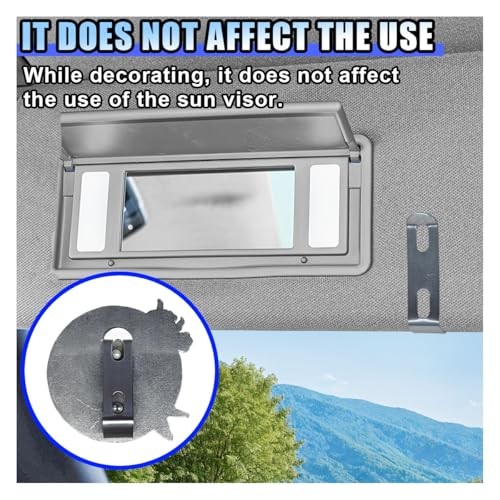 Guardian Angel Visor Clip for Car, Bless Driving Safety Car Accessories, 2PCS