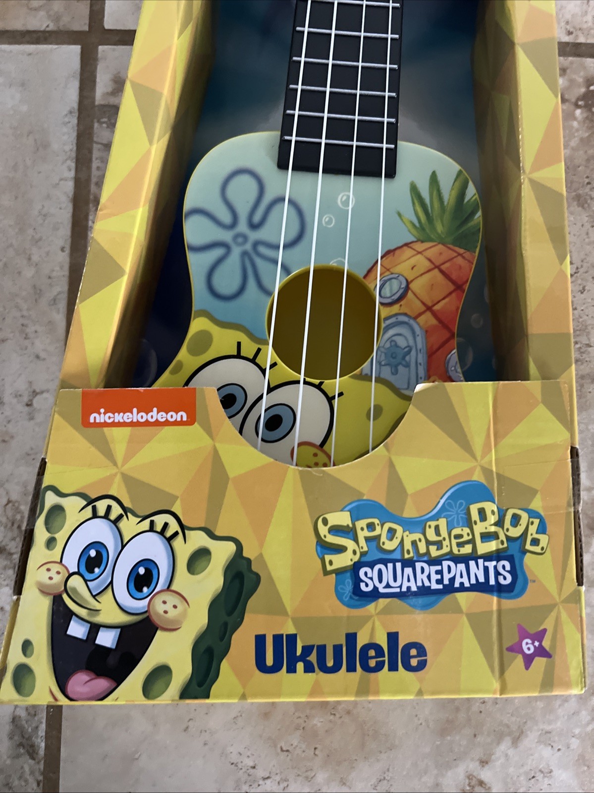 SpongeBob SquarePants Ukulele (Nickelodeon, 2024) (New in Box) (Ages 6+)