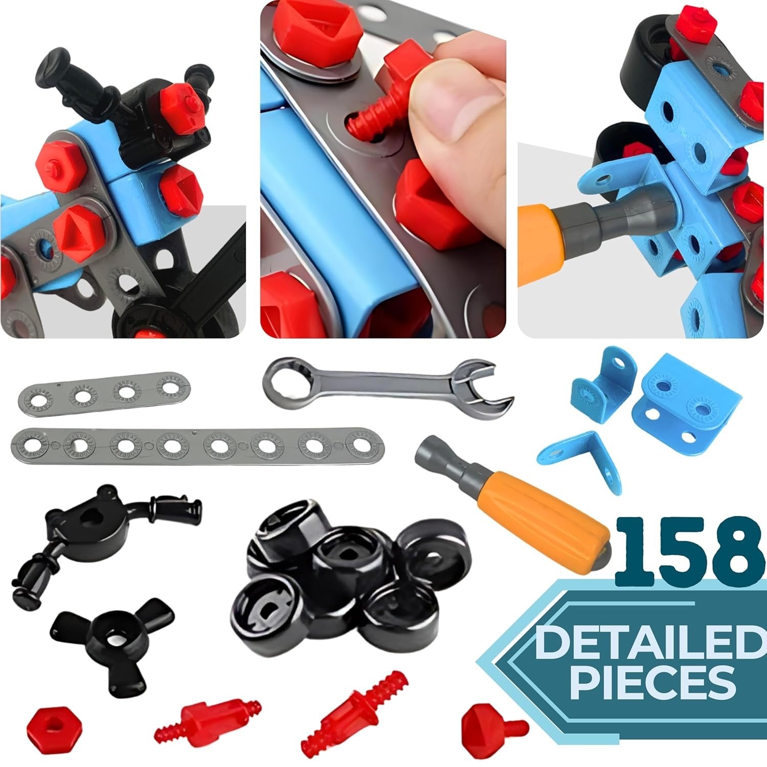 Mechanics 7 in 1 DIY Engineering Robot Set for 6 to 12 Years |