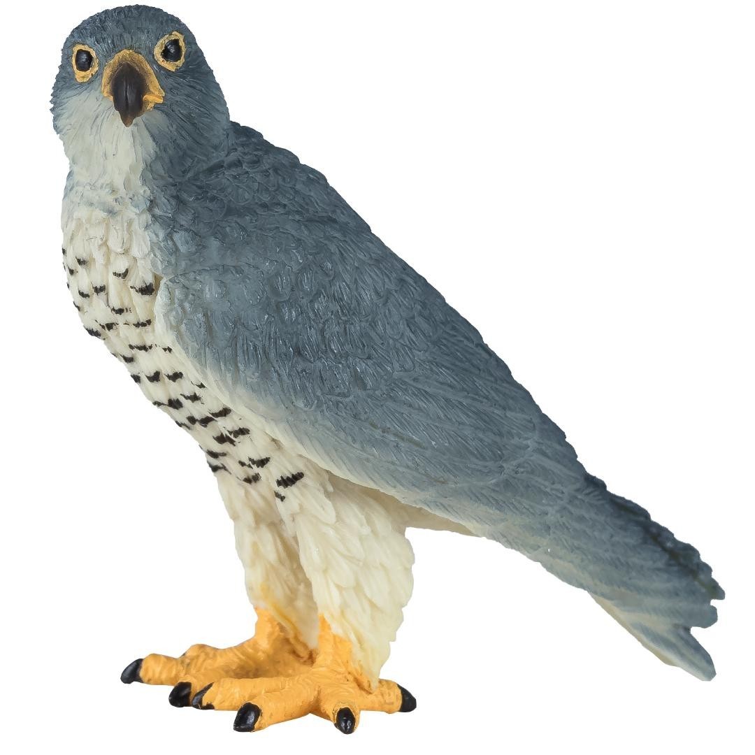 Peregrine Falcon Figurine – Small Hand Painted Wildlife & Bird Toy Figure – Mojo