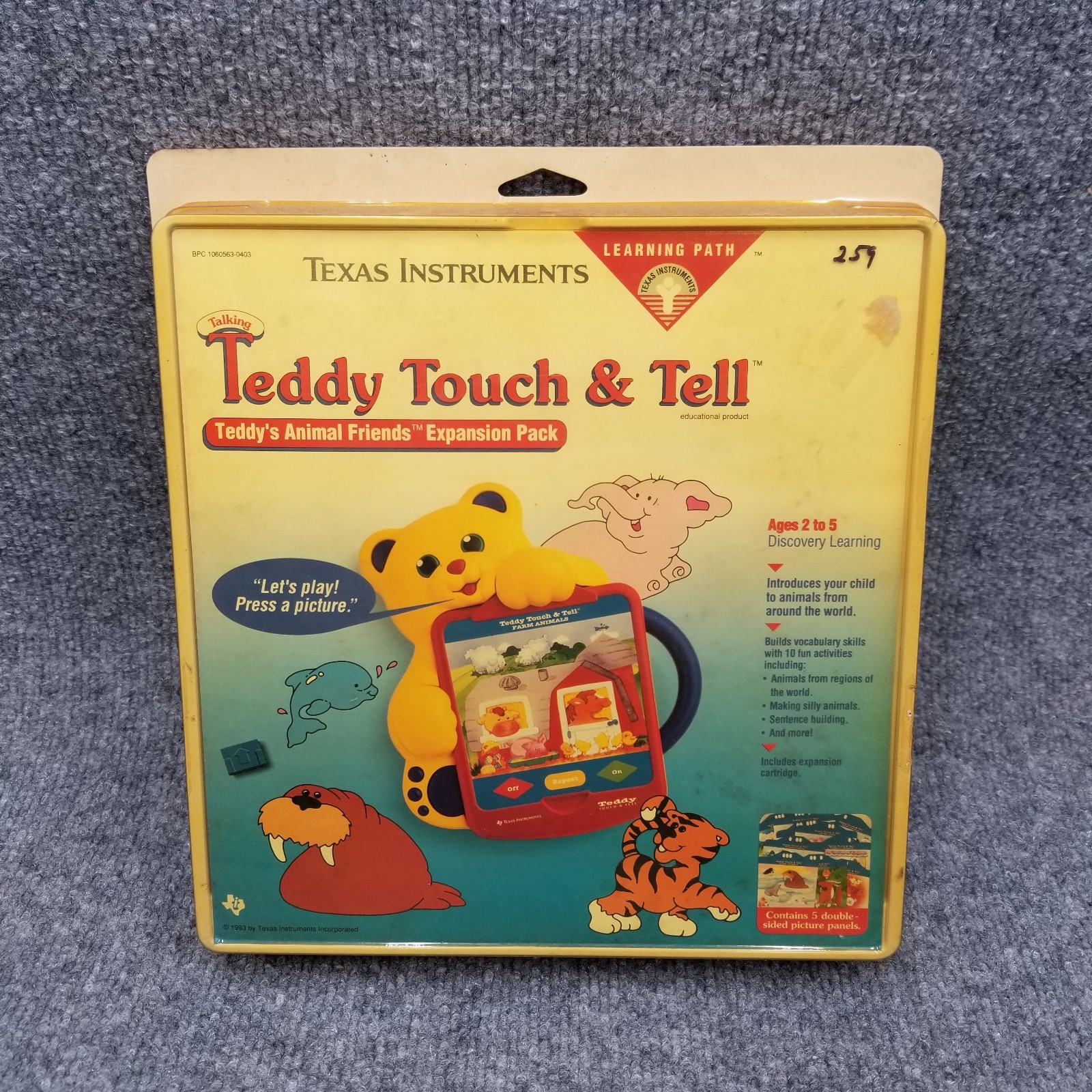 Teddy Touch & Tell Teddy’s Animal Friends Expansion Pack Texas Instruments