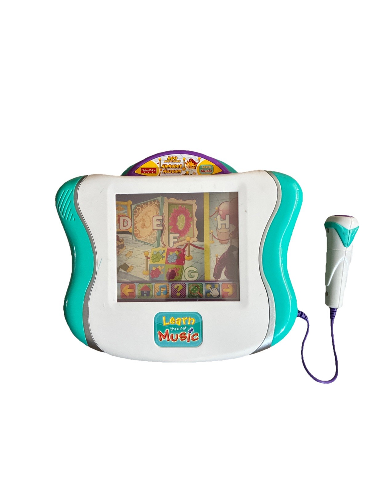Rare 2010 Fisher Price Learn Through Music Touchpad Toy With One Cartridge Works