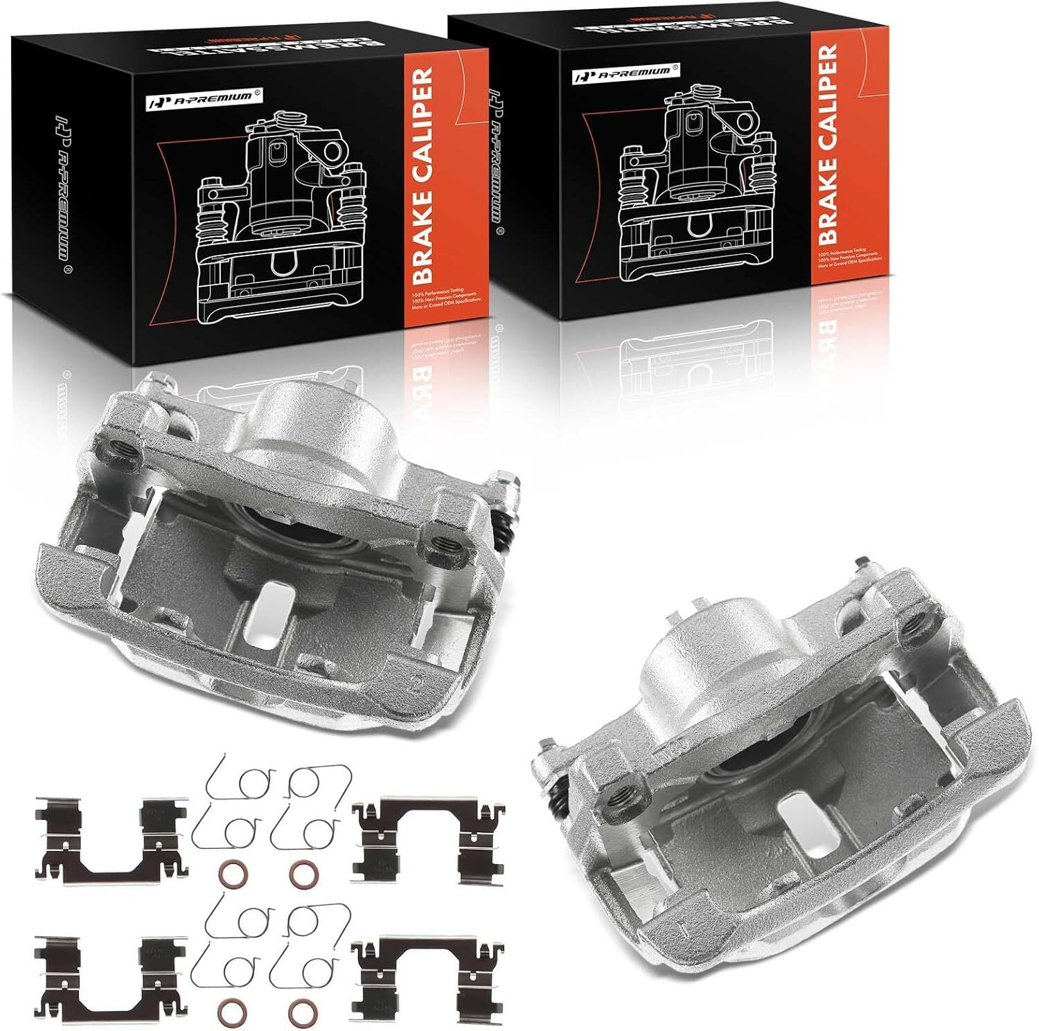 Front Passenger APM Disc Brake Caliper Assembly with Bracket Compatible