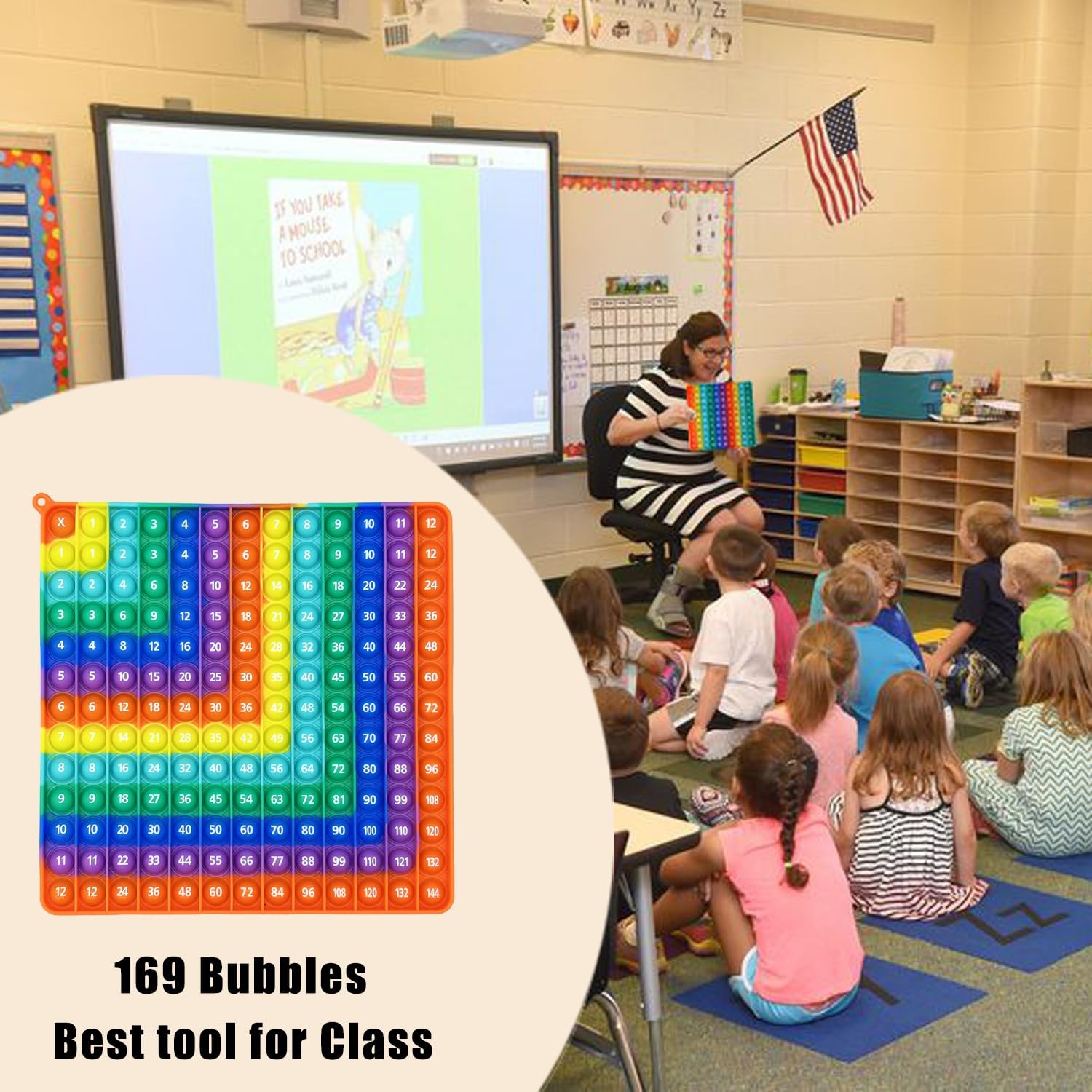 PETBSNVB Multiplication 12×12, Addition 1-12, Rainbow