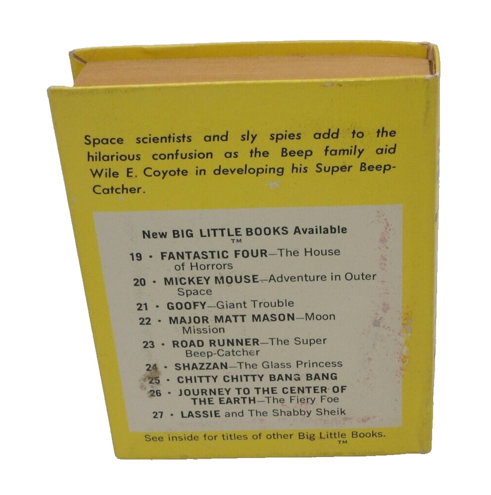 Vintage The Road Runner Super Beep-Catcher Big Little Book Whitman 1968
