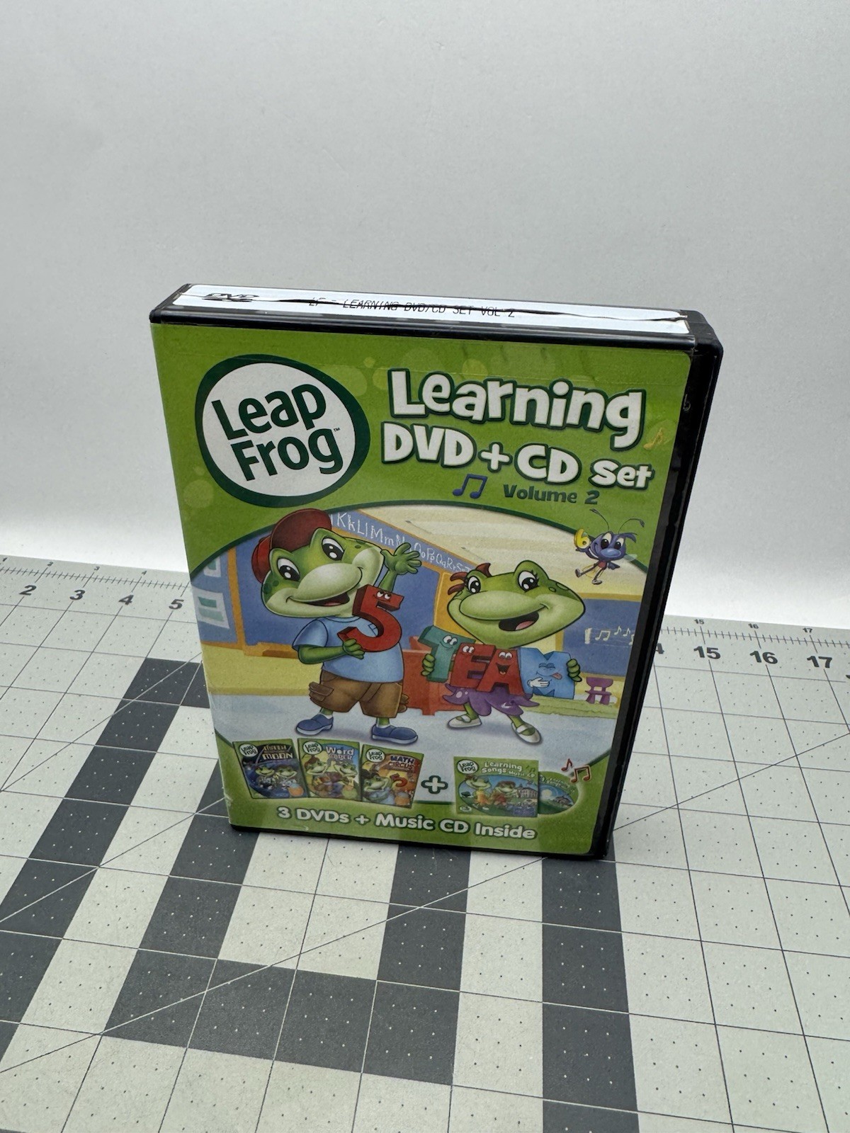 Leap Frog 3 DVD Learning Collection Alphabet Numbers Learn To Read Plus 3 Bonus!