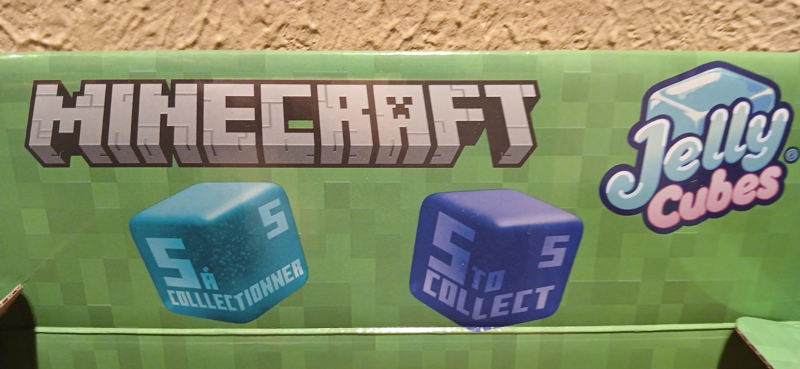 X 12 Minecraft Jelly Cubes Squishy Toy Case LOT of (12) – Viral – Like Needoh