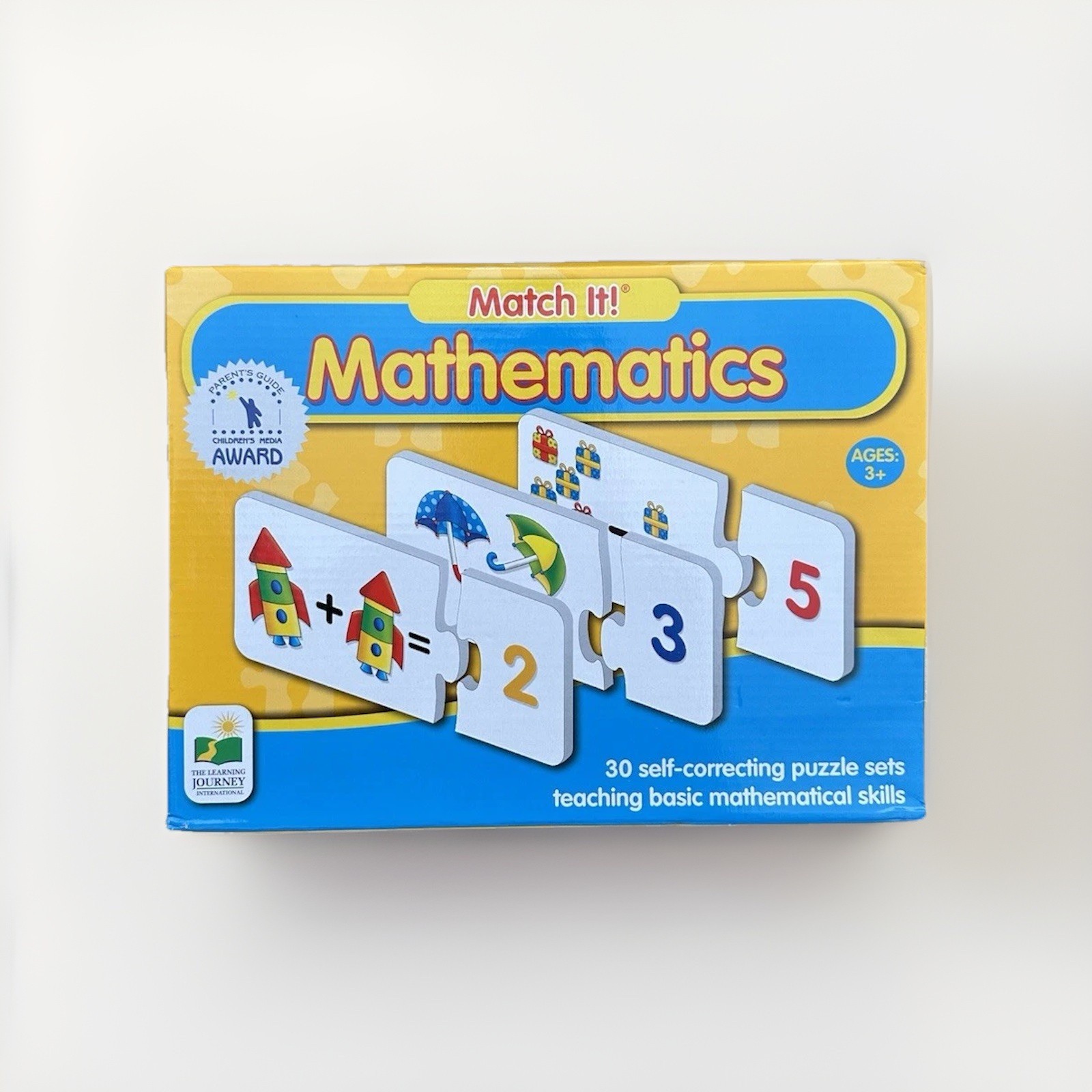 Match It Mathematics Puzzle Game Kids Learning Numbers Counting Complete Set