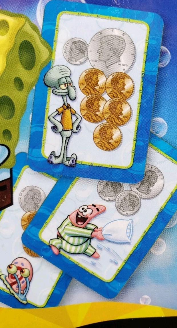 2025 Nickelodeon SpongeBob SquarePants “Making💰Cents🤑” 36 Learning Cards NIB