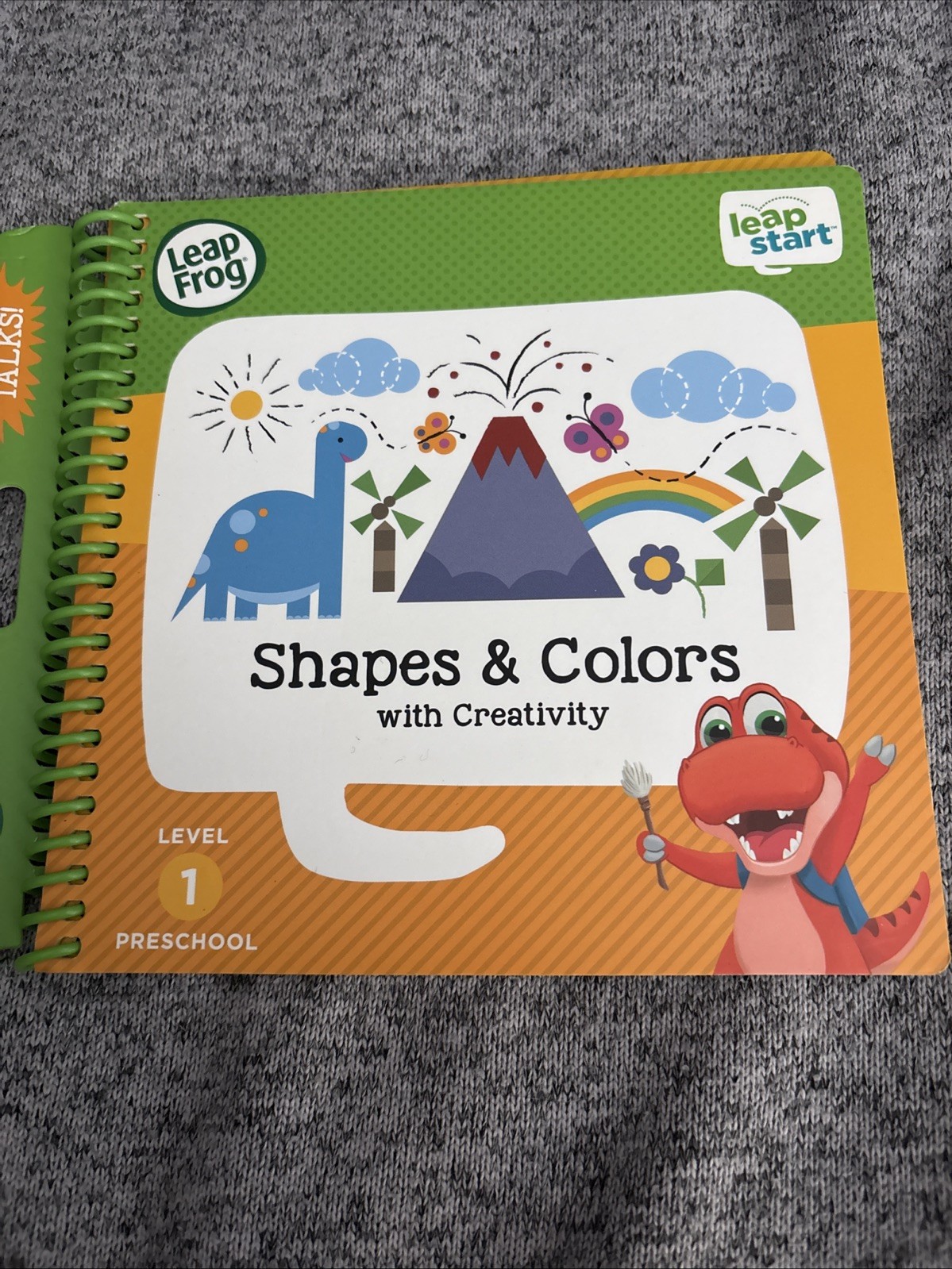 LeapFrog LeapStart -Shapes & Colors With Creativity Book Level 1 Preschool