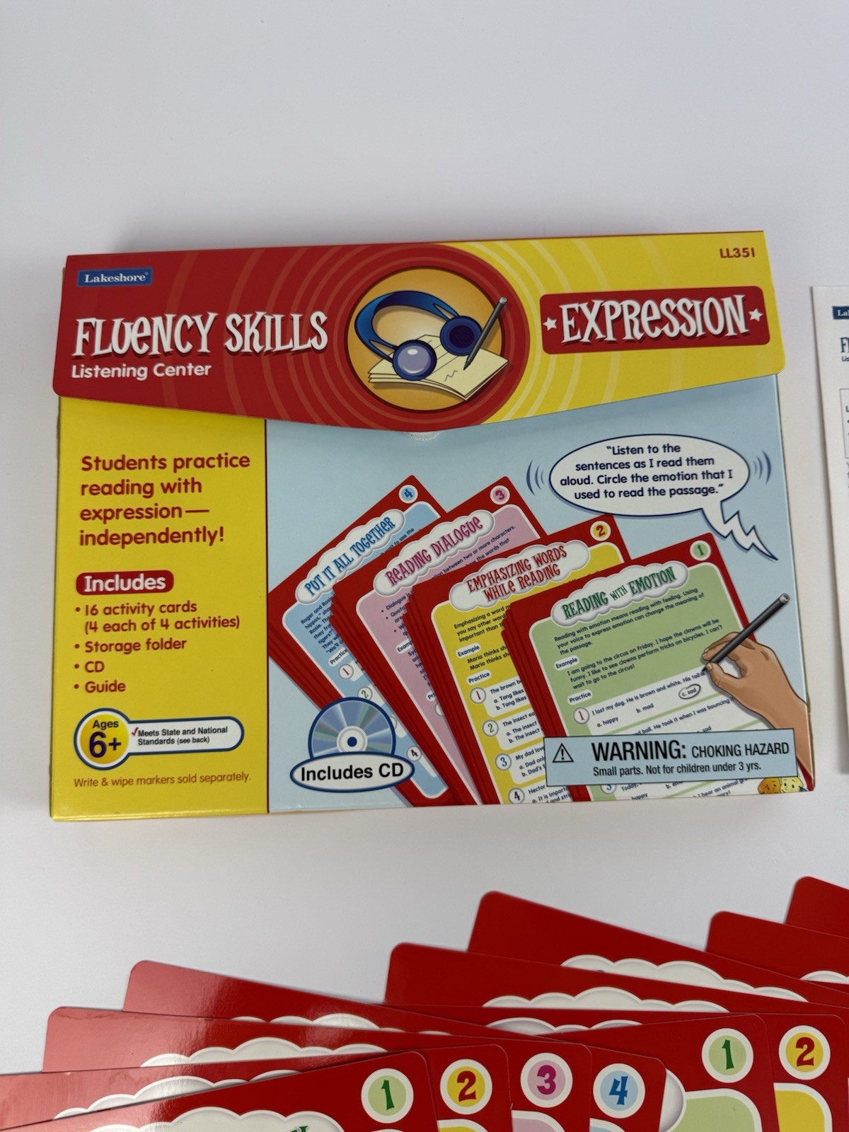 Lakeshore Learning Center Fluency Skills Expression Age 6+ LL351 Home School