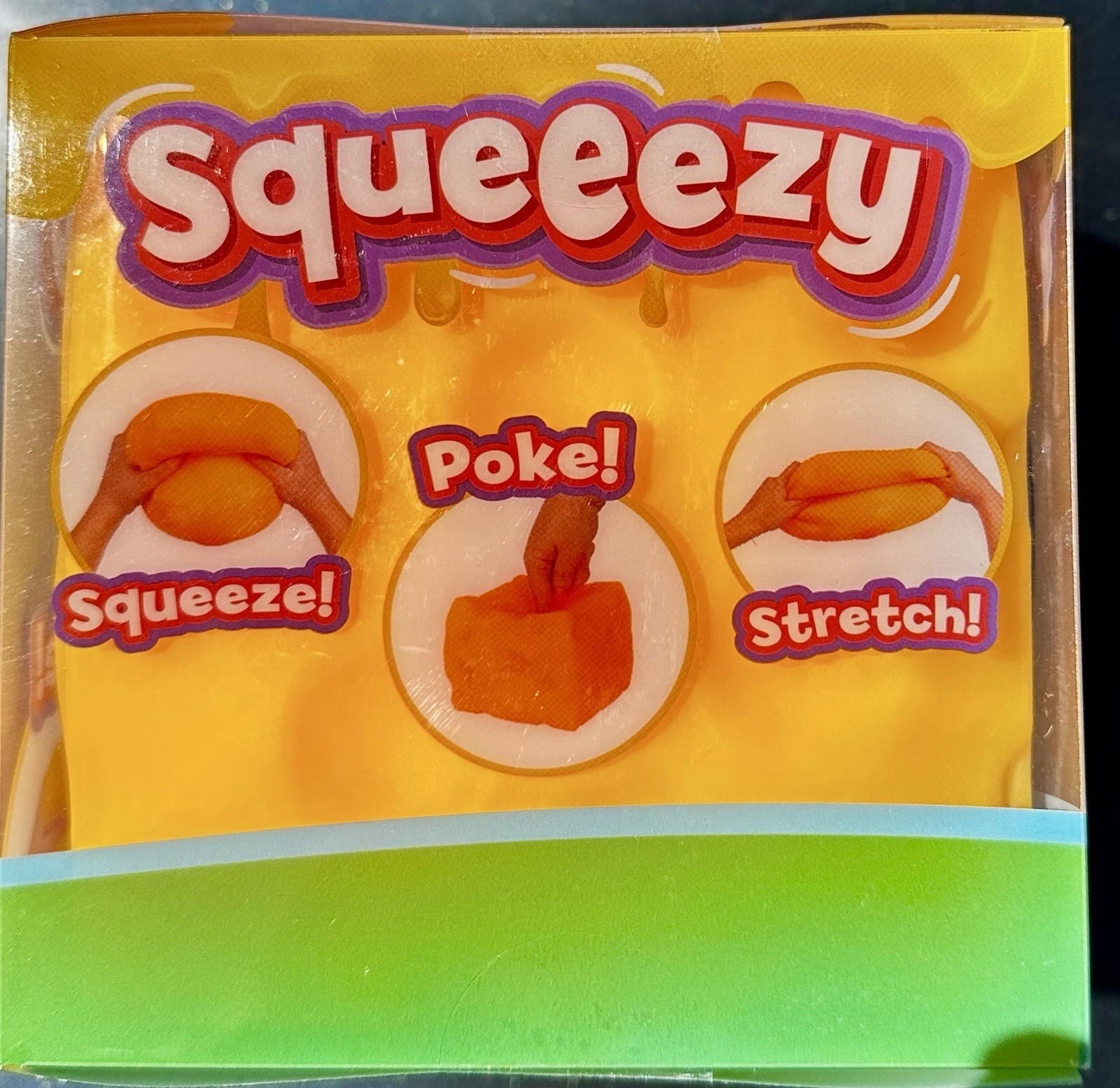 Sunny Days Jumbo Squeeezy Cheese – Cheese Squishy Toy, Stress Relief Sensory Fun