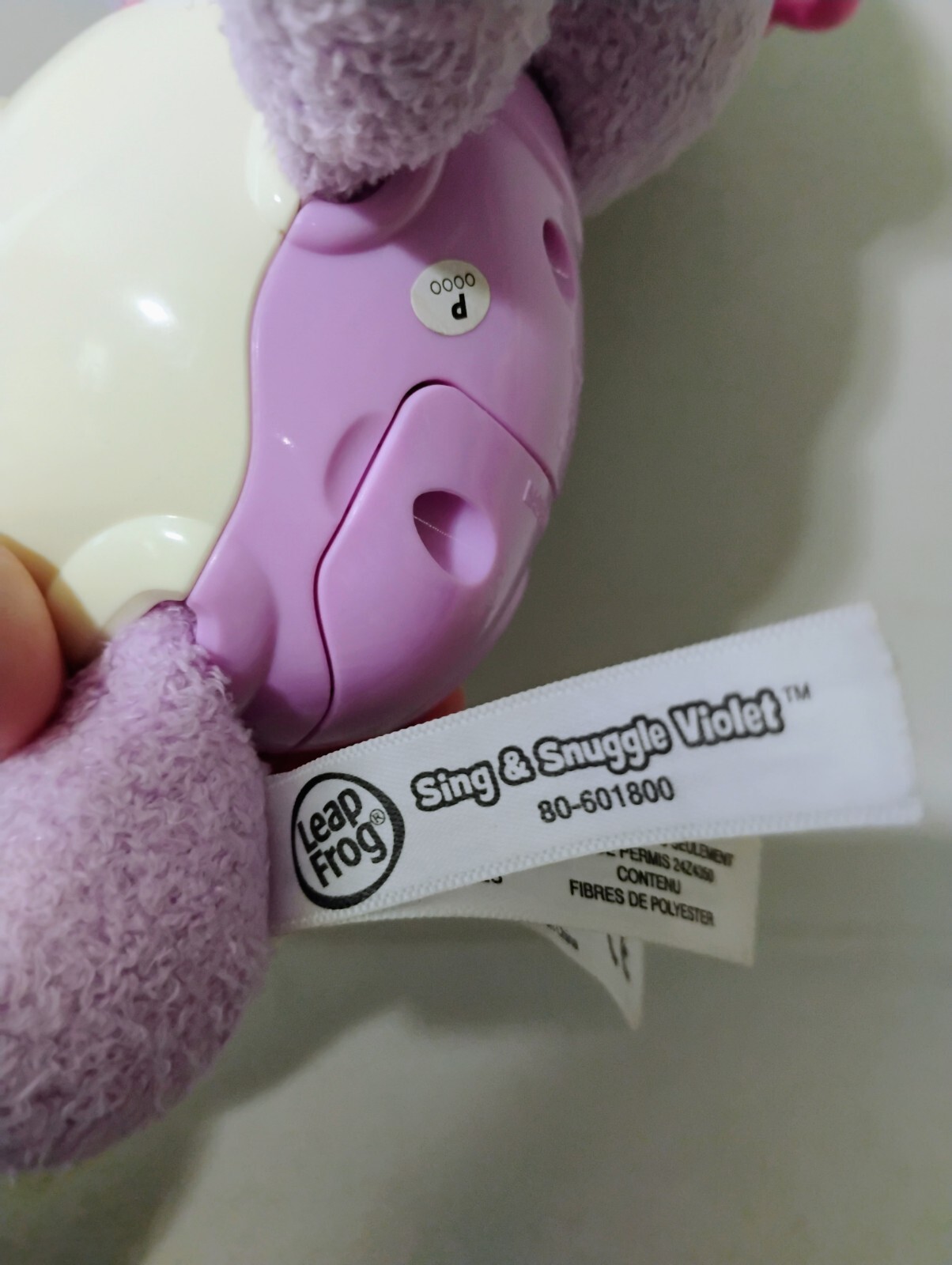 Leap Frog Sing & Snuggle Violet Purple Puppy Musical Interactive Plush Toy WORKS