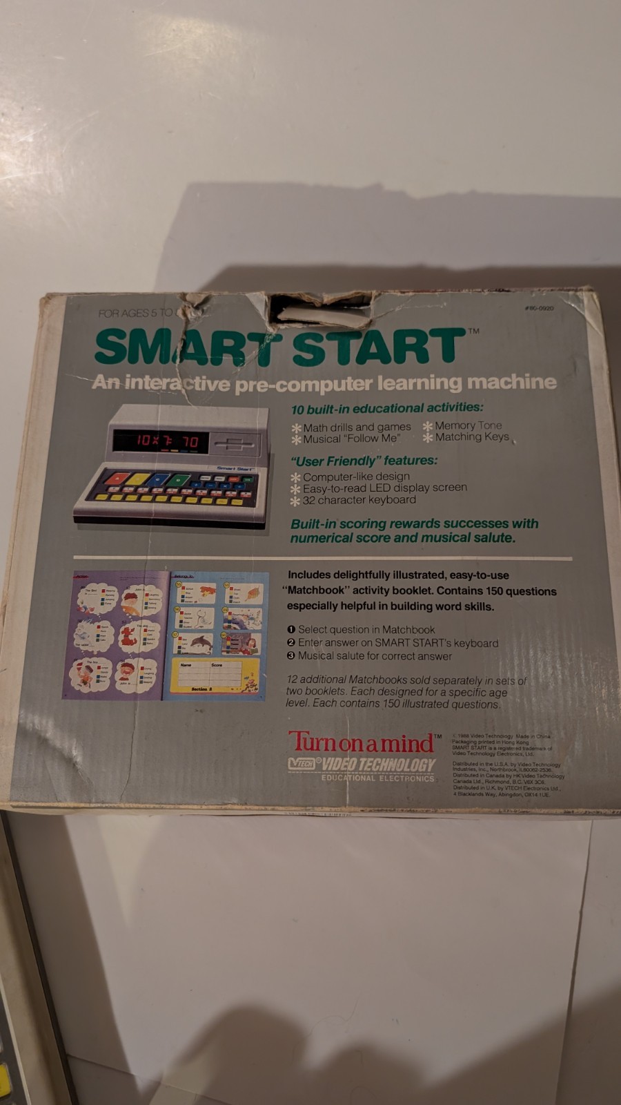 Smart Start Math Led Vintage Learning Game ****Not Tested