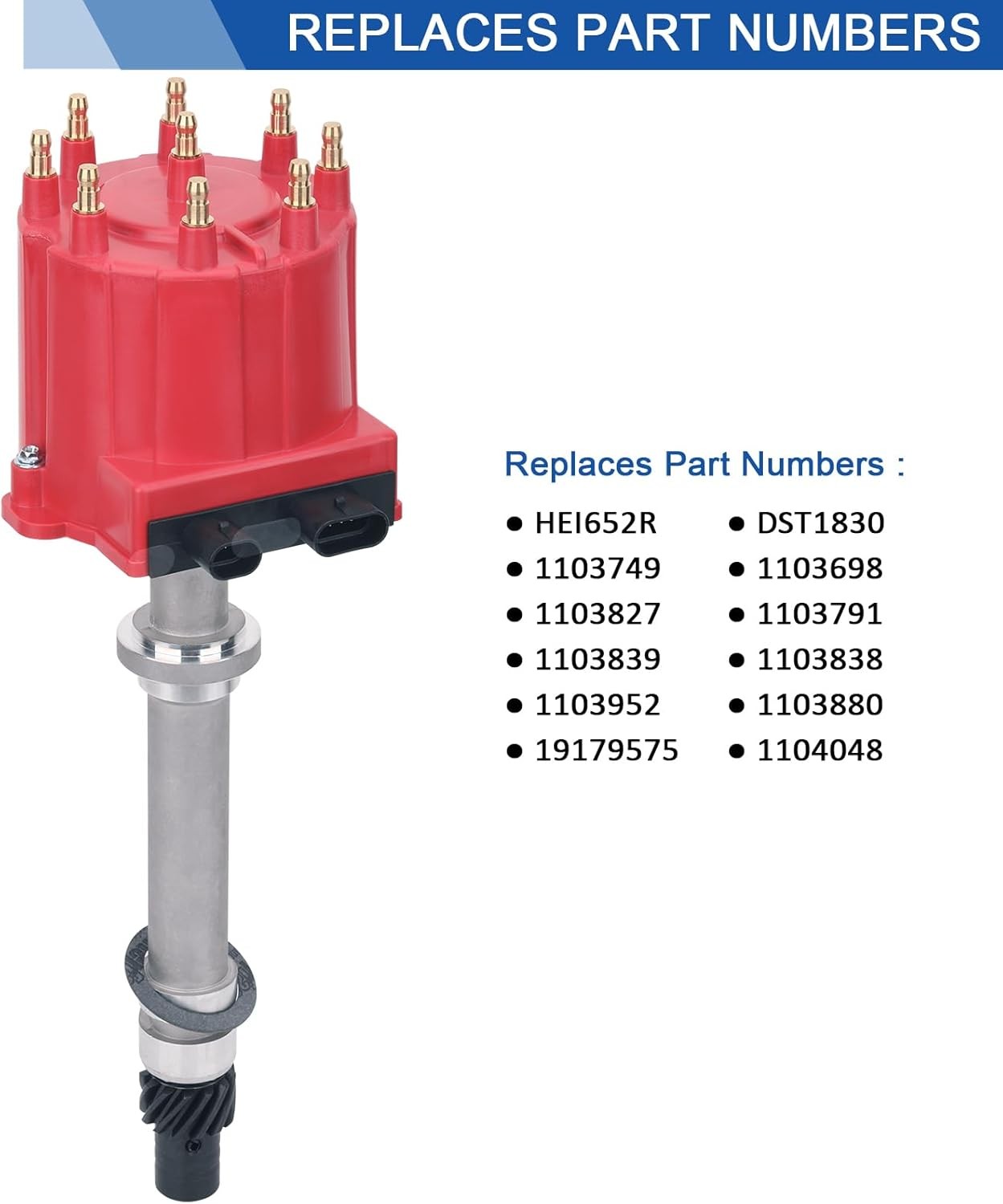 Ignition Distributor w/Cap & Rotor Big Blocks Small Blocks Compatible with 1987-