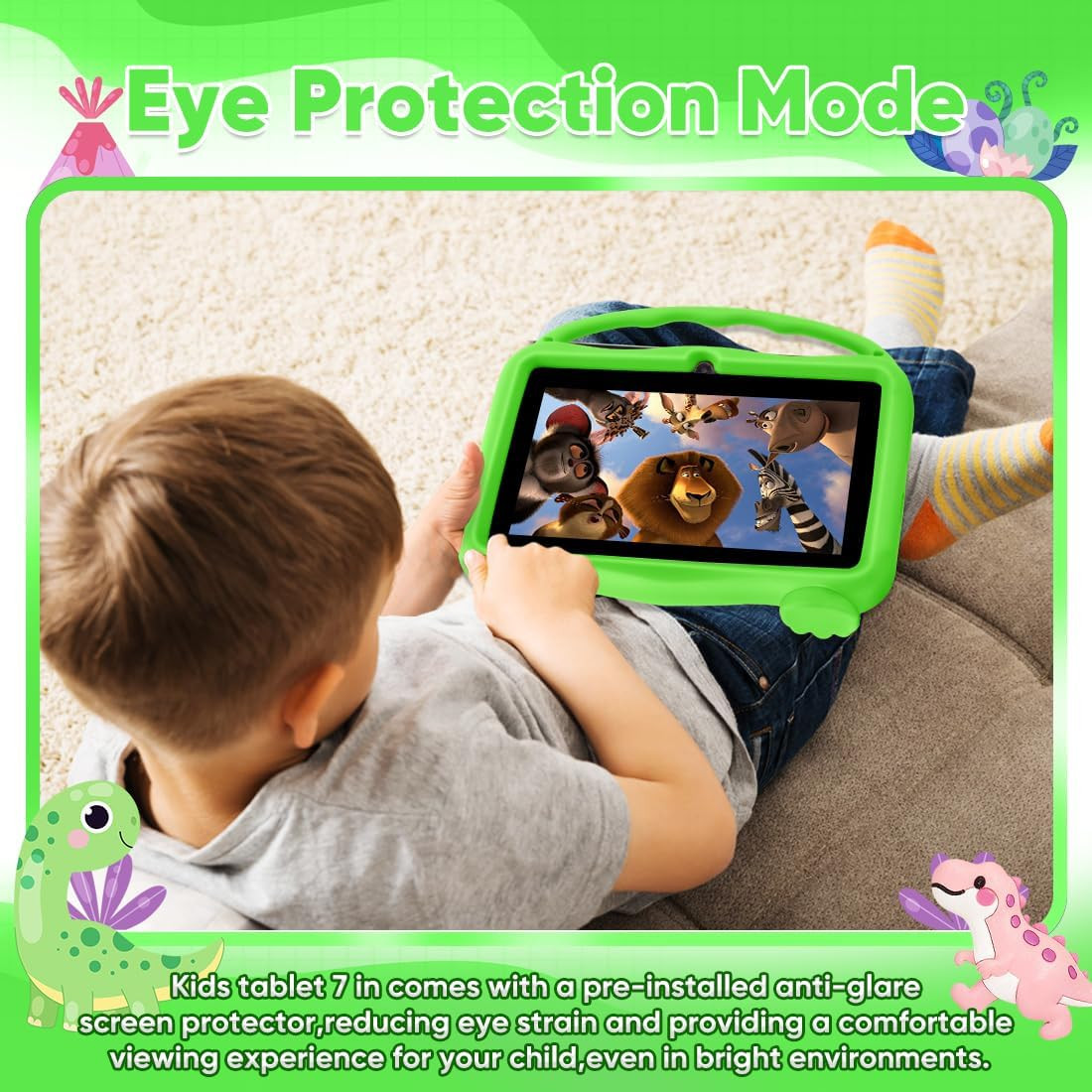 Kids Tablet, 7 Inch Tablet for Kids, Educational Learning Toddler Tablet Android
