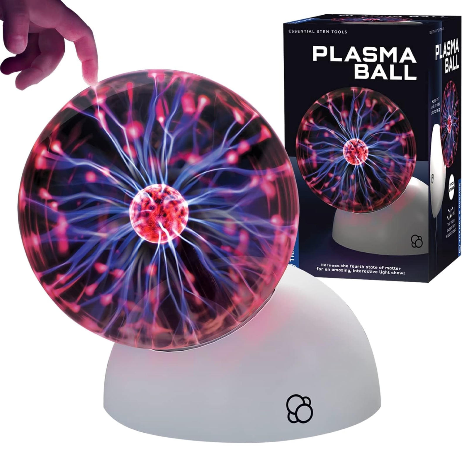 Plasma Ball Science Kit Electric Light Show Sound Activated USB Powered Display